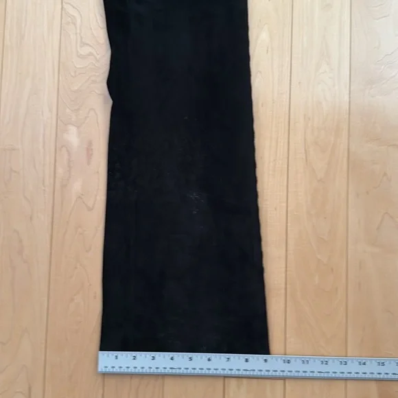Women's Seude Boot Cut Pants in BLACK - Picture 8 of 8